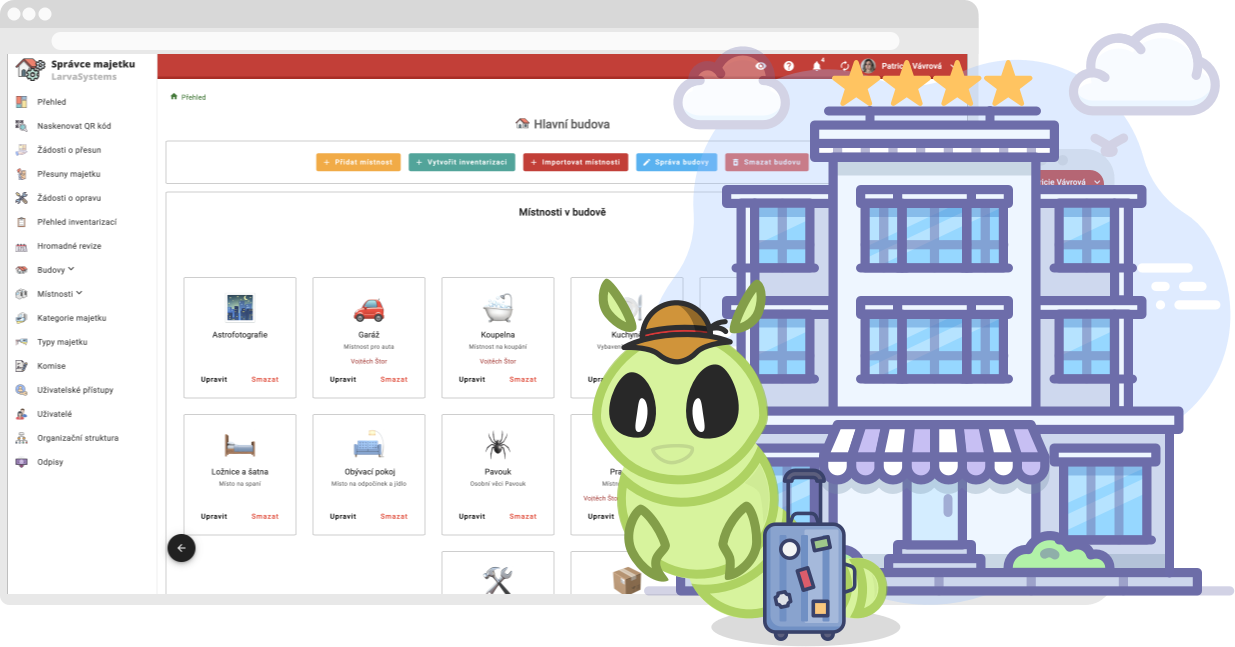 Správce majetku pro hotely